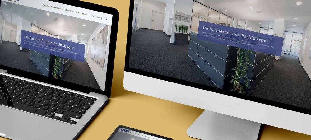 SPR Rechtsanwälte Website all Devices