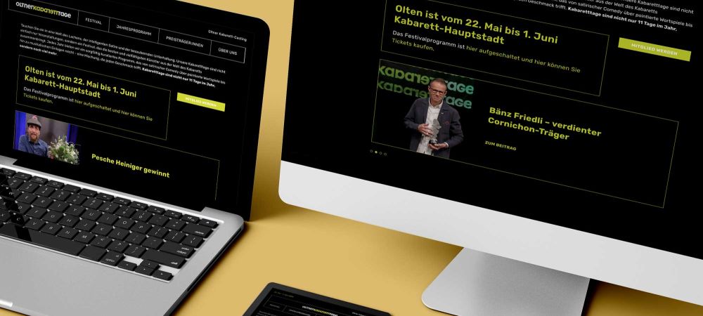 Website Kabarett Devices