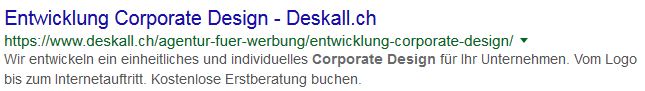 Beispiel gute Titel