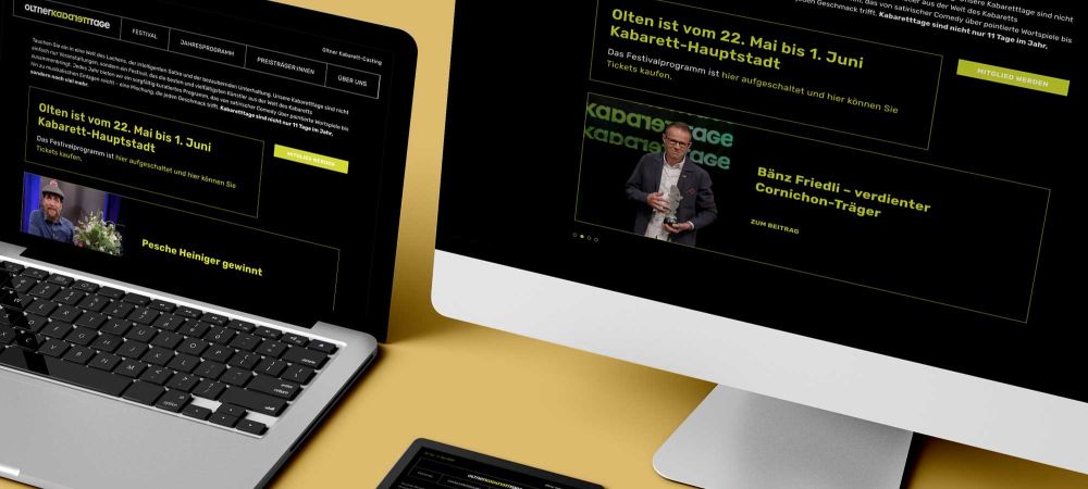 Website Kabarett Devices