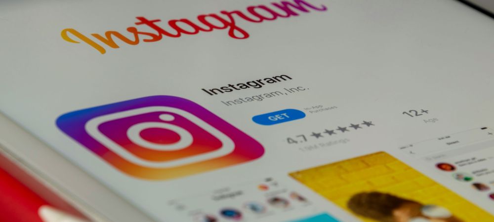 Instagram App-Startseite auf Smartphone