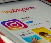 Instagram App-Startseite auf Smartphone