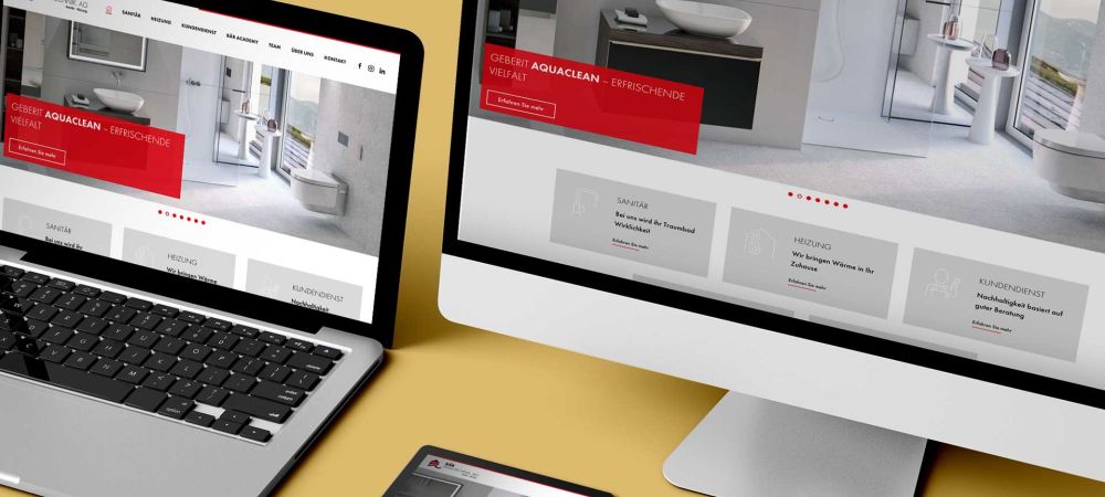 Bär Haustechnik Website - Home - All Devices